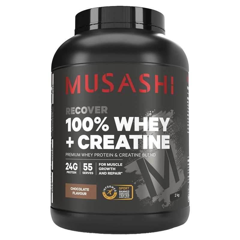 Musashi 100% Whey + Creatine Chocolate 2kg