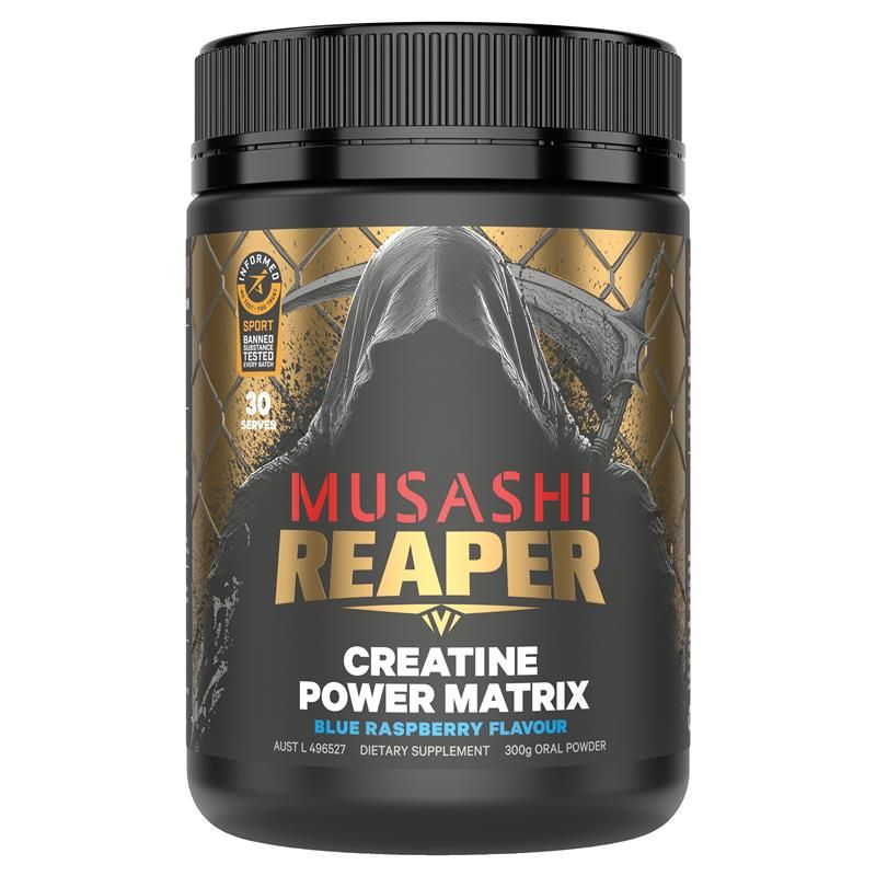 Musashi Reaper Creatine Power Matrix Blue Raspberry 300g