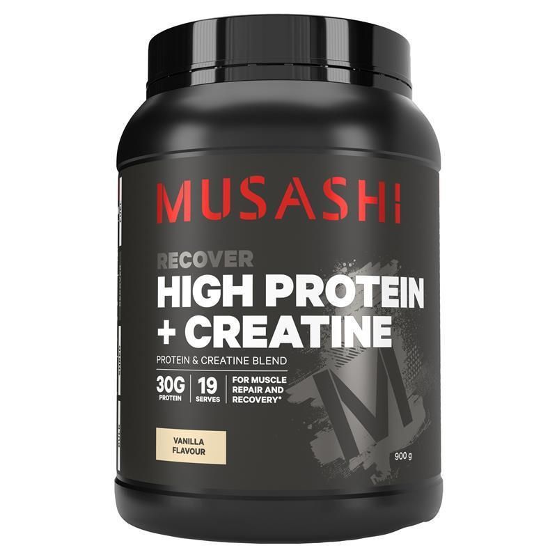 Musashi High Protein + Creatine Chocolate 900g