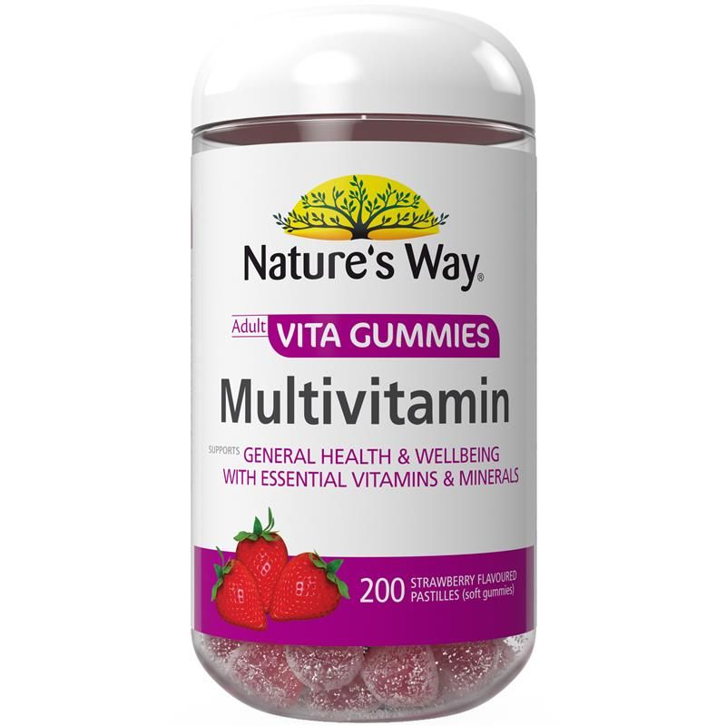 Nature's Way Adult Vita Gummies Multivitamin 200 Gummies Exclusive Size
