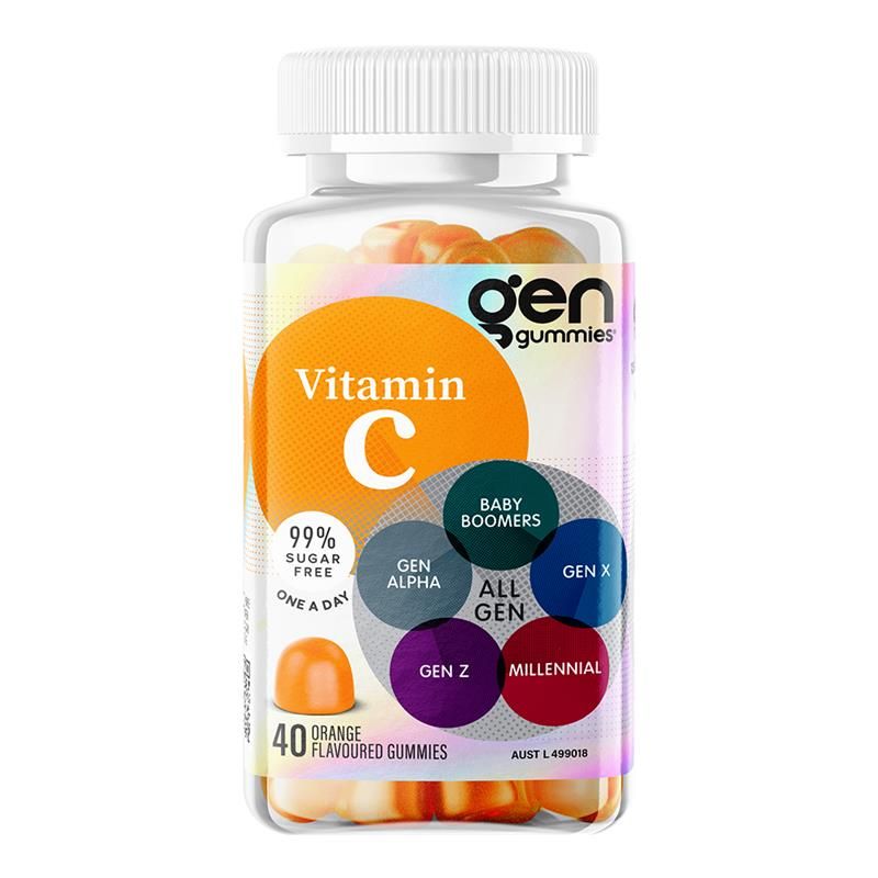 GEN All Gummies Vitamin C Orange 40 Pack