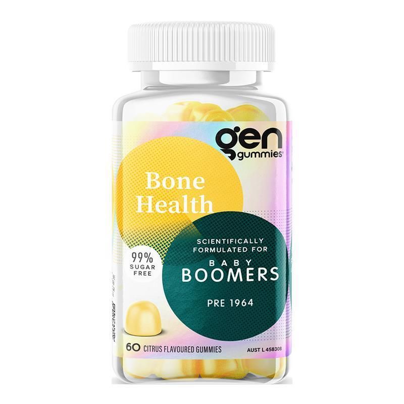 GEN Baby Boomer Gummies Bone Health Citrus 60 Pack