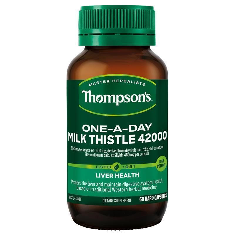 Thompson's One-A-Day Milk Thistle 42000mg 60 Capsules