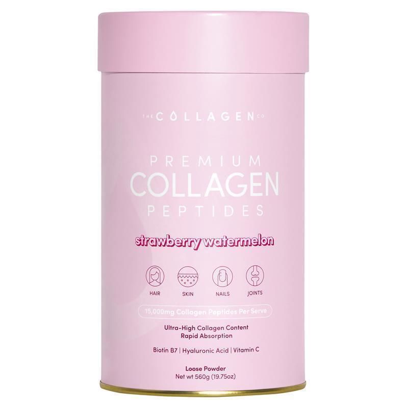 The Collagen Co Premium Collagen Peptides Strawberry Watermelon 560g