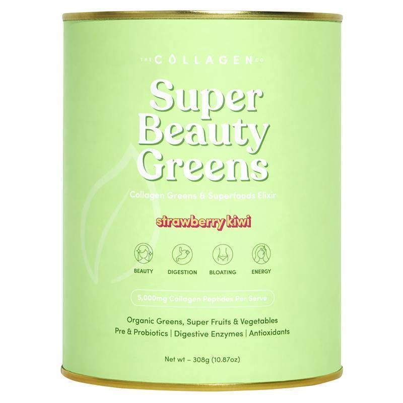 The Collagen Co Super Beauty Greens Strawberry Kiwi 308g
