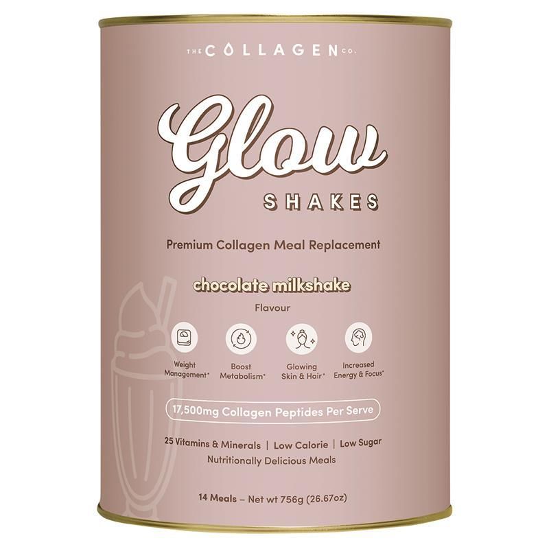 The Collagen Co Glow Shakes Chocolate Milkshake 756g