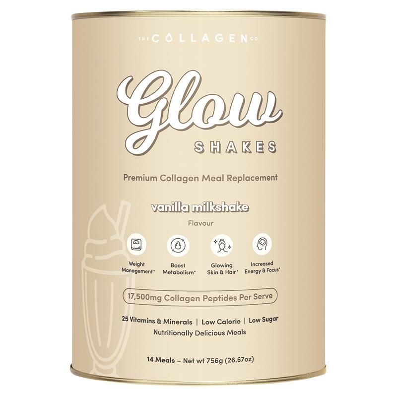 The Collagen Co Glow Shakes Vanilla Milkshake 756g