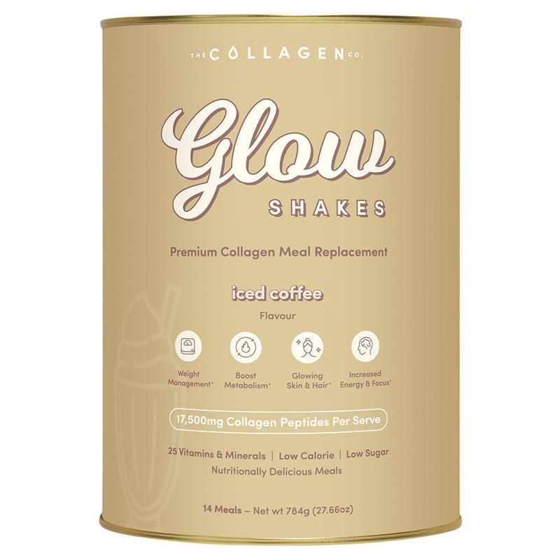 The Collagen Co Glow Shakes Iced Coffee 784g