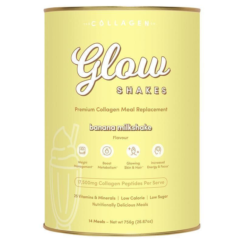 The Collagen Co Glow Shakes Banana Milkshake 756g