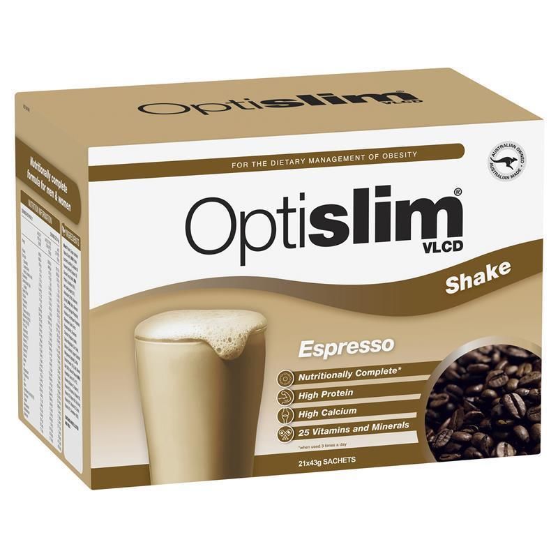 Optislim VLCD Expresso Coffee Milkshake 21 x 40g