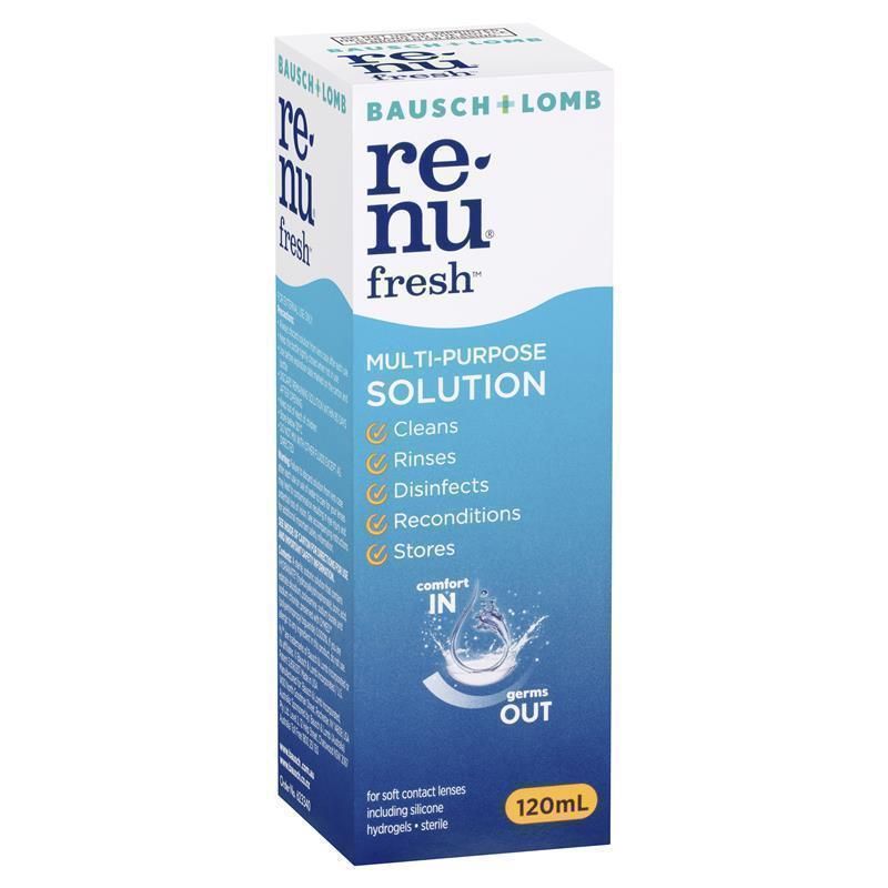 Bausch & Lomb Renu Fresh Multi Purpose Solution 120ml