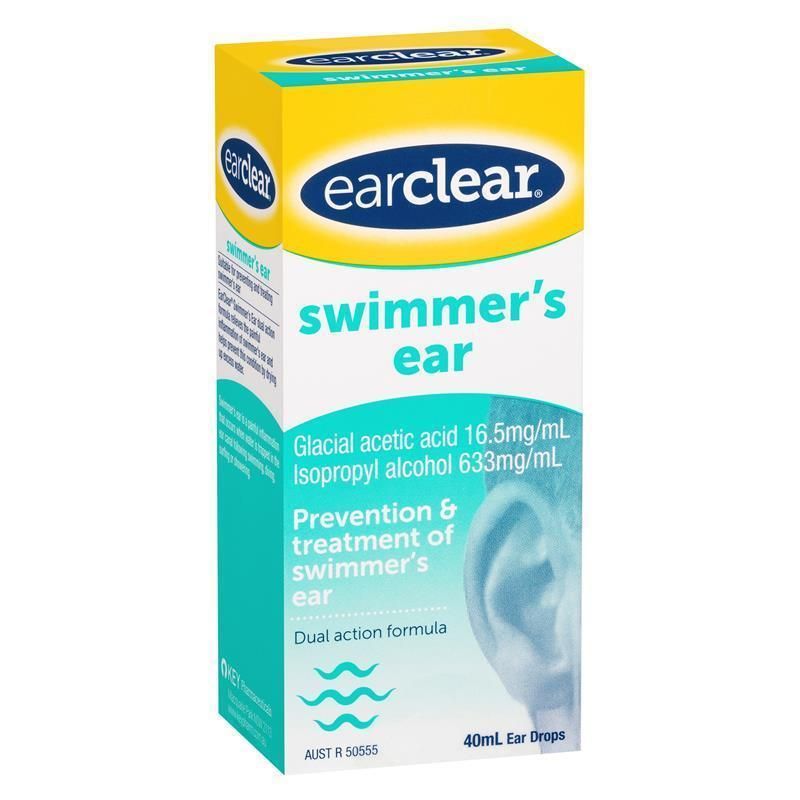 EarClear Swimmer's Ear Drops 40mL – Prevention & Treatment of Swimmer's Ear