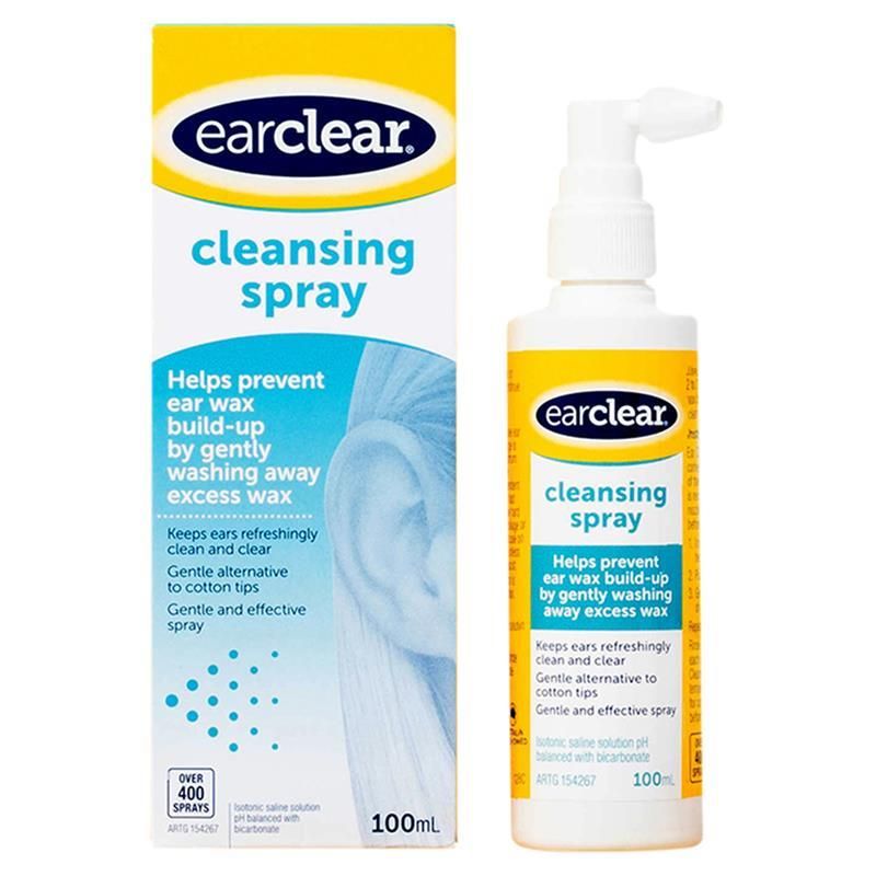 EarClear Cleansing Spray 100mL – Prevents Ear Wax Build-up & Keeps Ears Clean
