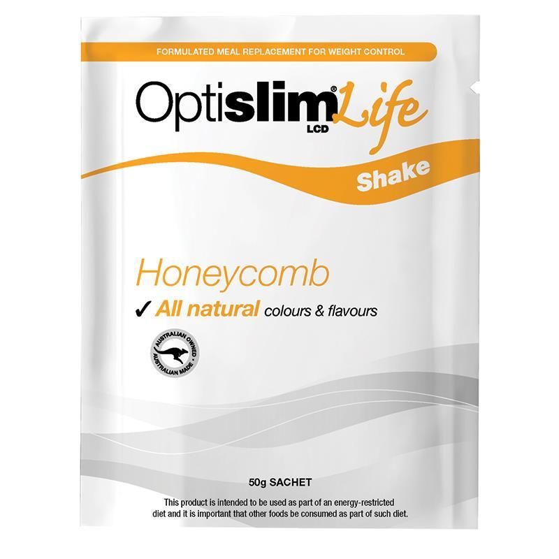 Optislim Life Shake Honeycomb 50g Sachet