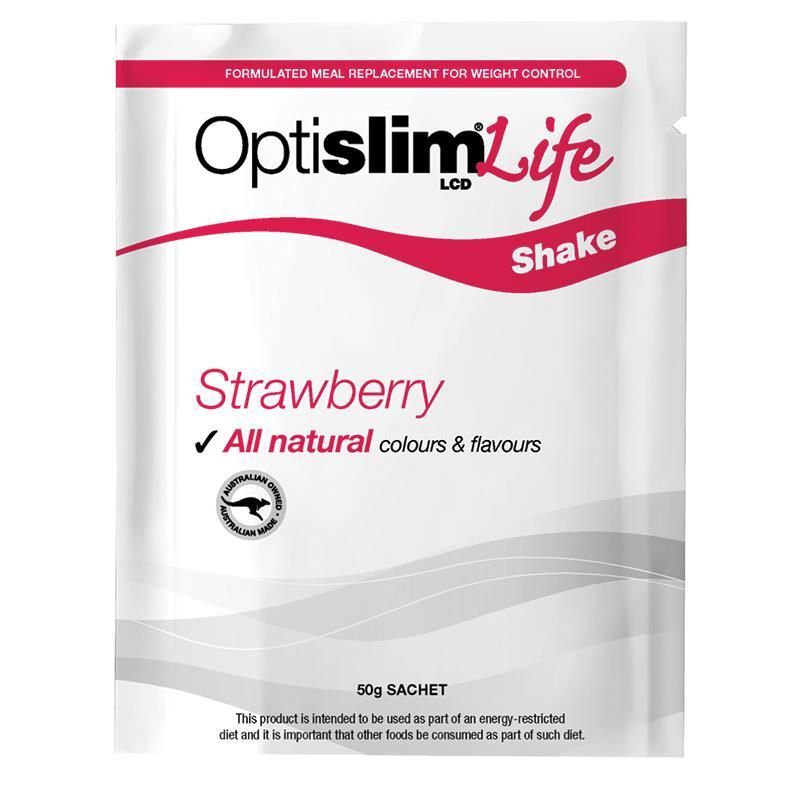 Optislim Life Shake Strawberry 50g Sachet