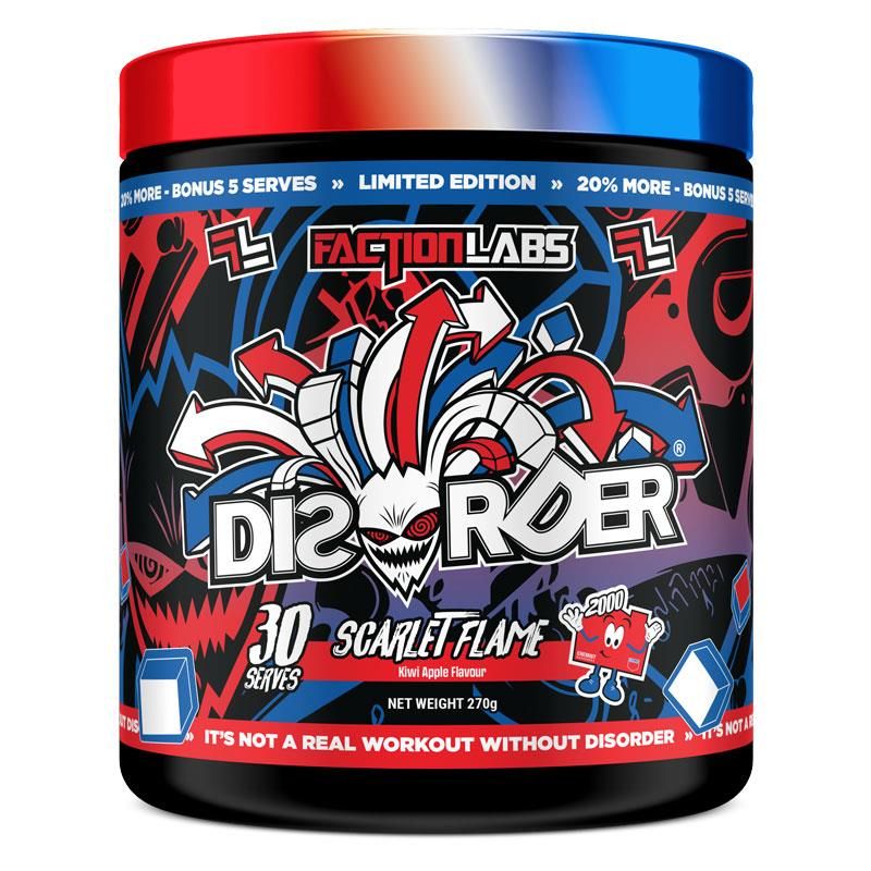 Faction Labs Disorder Scarlet Flame Limited Edition 270g