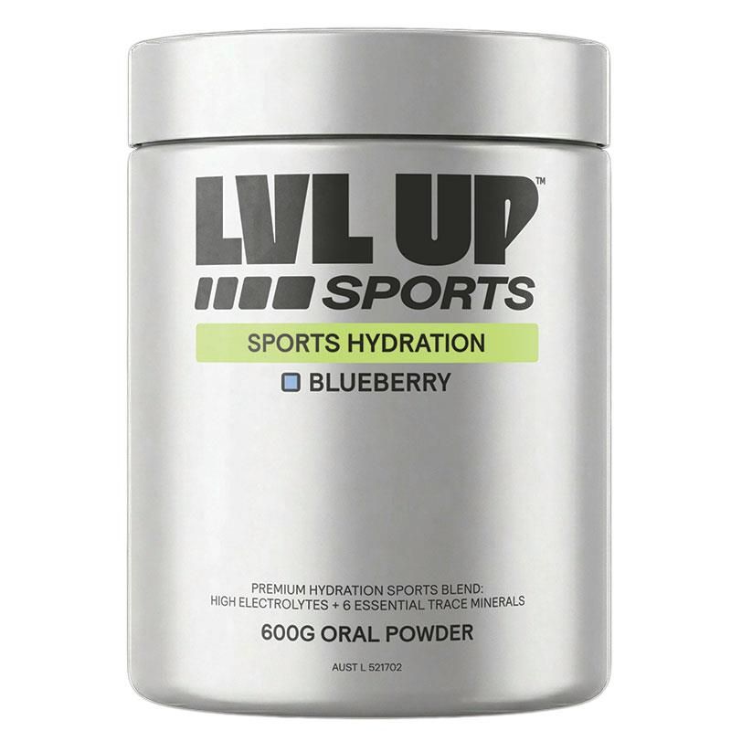 LVL UP Sports Hydration Blueberry 600g