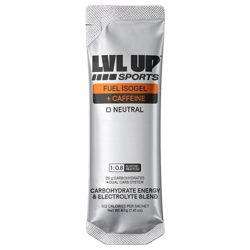 LVL UP Sports Fuel Isogel + Caffeine Neutral 40g