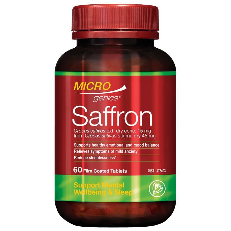 Microgenics Saffron 60 Tablets