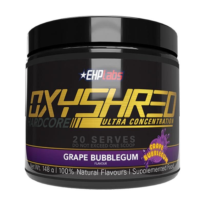 EHPLabs OxyShred Hardcore Ultra Grape Bubblegum 148g