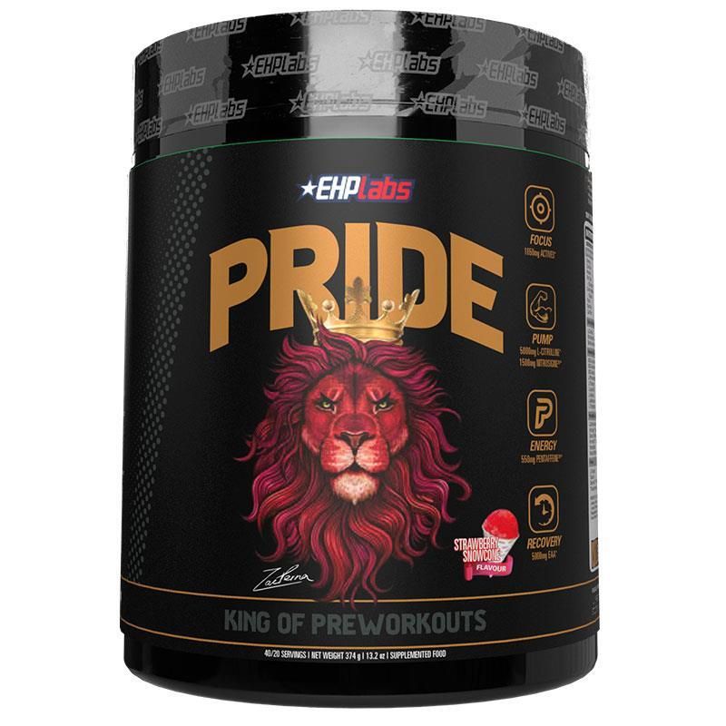 EHPLabs Pride Preworkout Strawberry Snowcone 374g