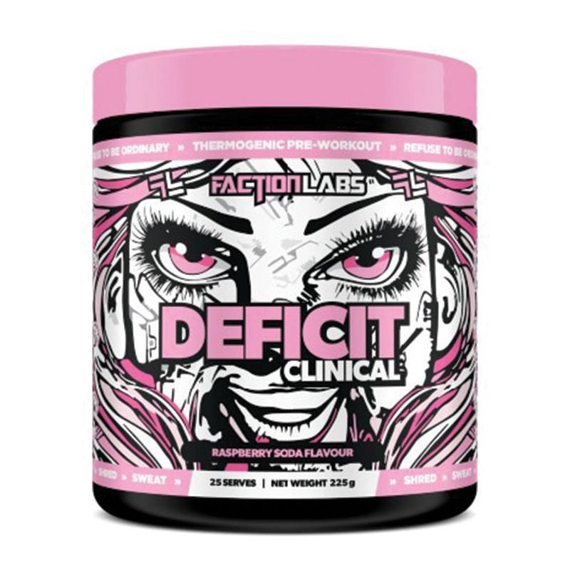 Faction Labs Deficit Clinical Thermogenic Raspberry Soda 200g