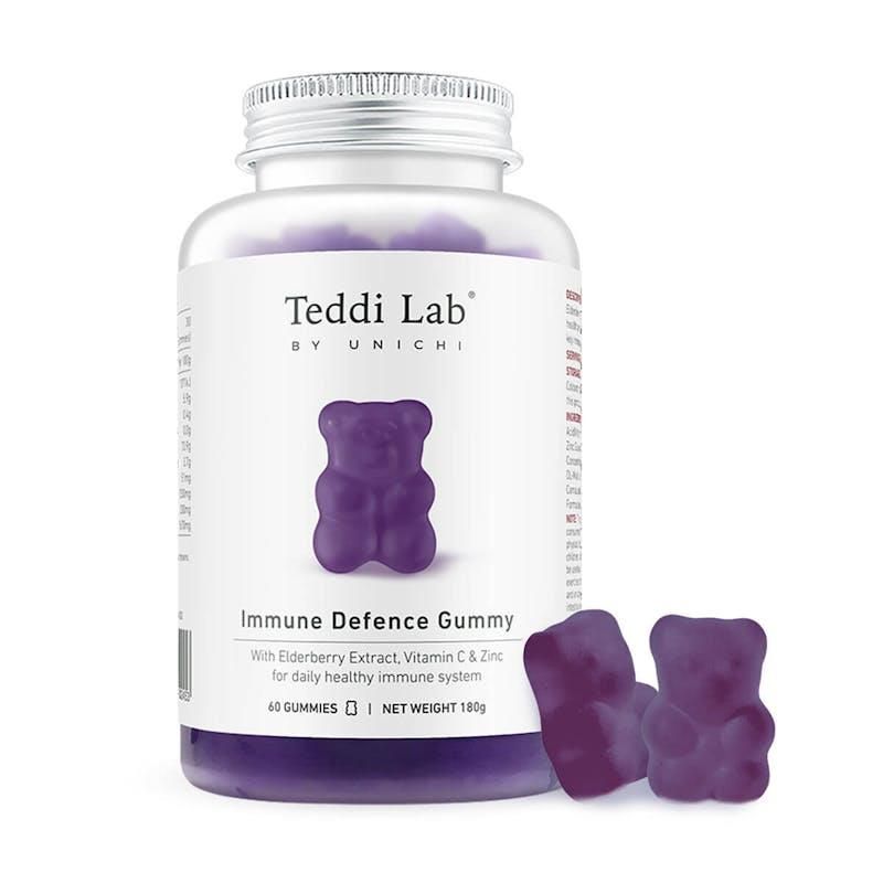 Teddi Lab by Unichi Elderberry Immune Defence Gummy 60s - Daily Immune Support 1Pack