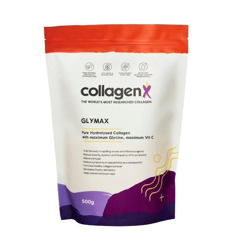 CollagenX Glymax: Hydrolysed Collagen with Glycine & Vitamin C 500g