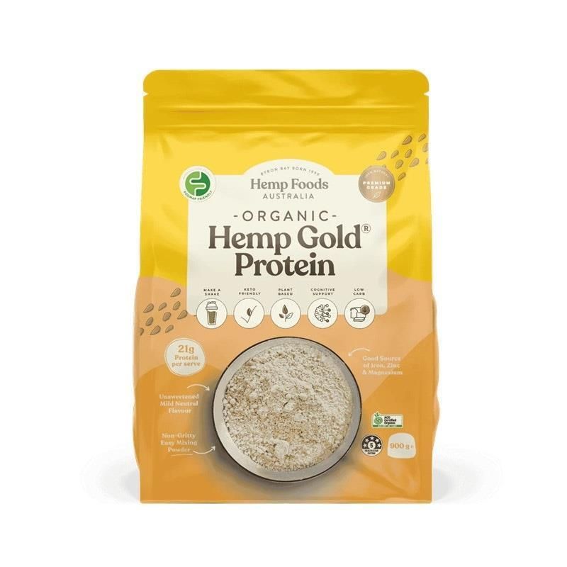 Hemp Foods Australia Organic Hemp Gold® Protein Powder 900g