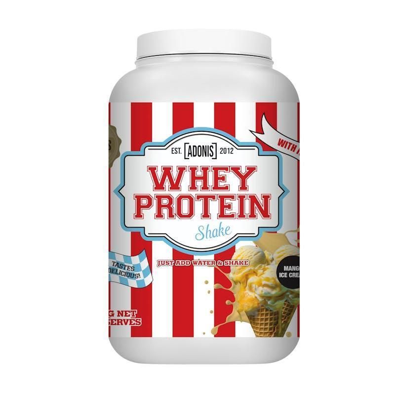 Adonis Gear Whey Protein Shake (With Iso) Mango Ice Cream 910g
