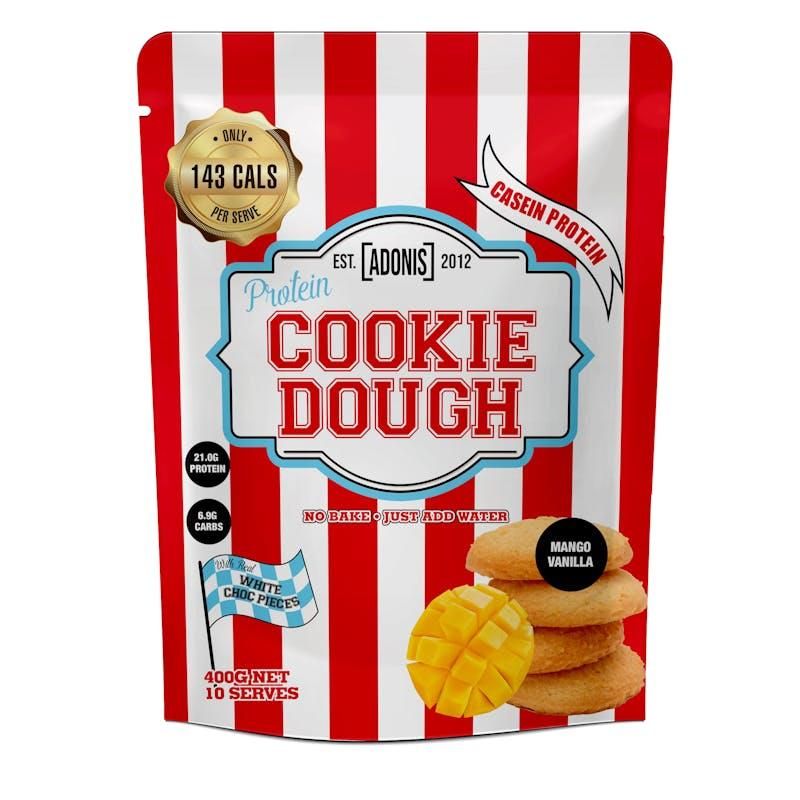 Adonis Gear Protein Cookie Dough (Casein Protein) - Mango Vanilla 400g 10Serves
