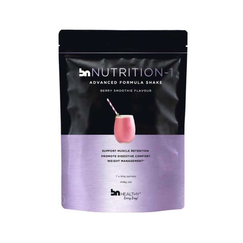 BN Nutrition-1 Advanced Formula Shake 64g Berry Smoothie Flavour
