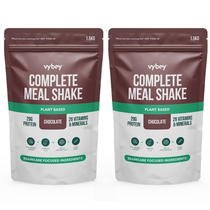 vybey Complete Meal Replacement Shake Chocolate 1.5Kg x 2