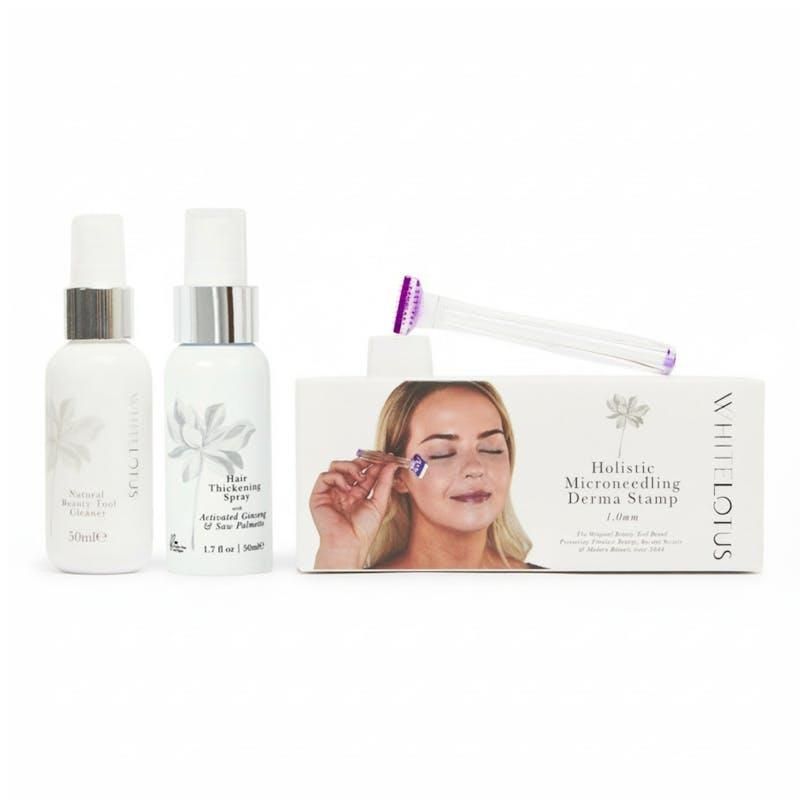 White Lotus Beauty Microneedling Kit For Hair Set