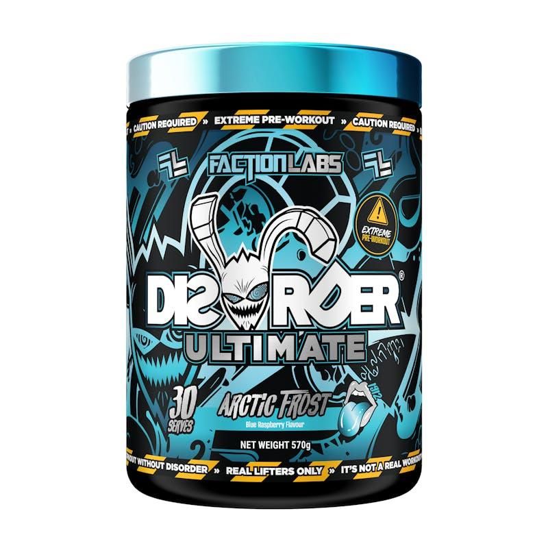 Faction Labs Disorder Ultimate - 30 Serves 570g Arctic Frost (Blue Raspberry)