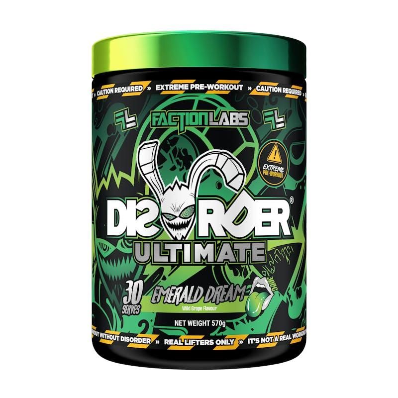Faction Labs Disorder Ultimate - 30 Serves 570g Emerald Dream (Wild Grape)