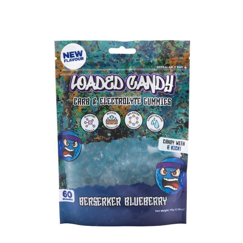 Loaded Candy Electrolyte Gummies Berserker Blueberry