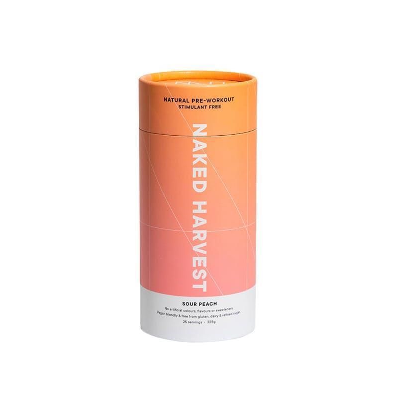 Nu Harvest Supplements Sour Peach Stim-Free Pre-workout 325g