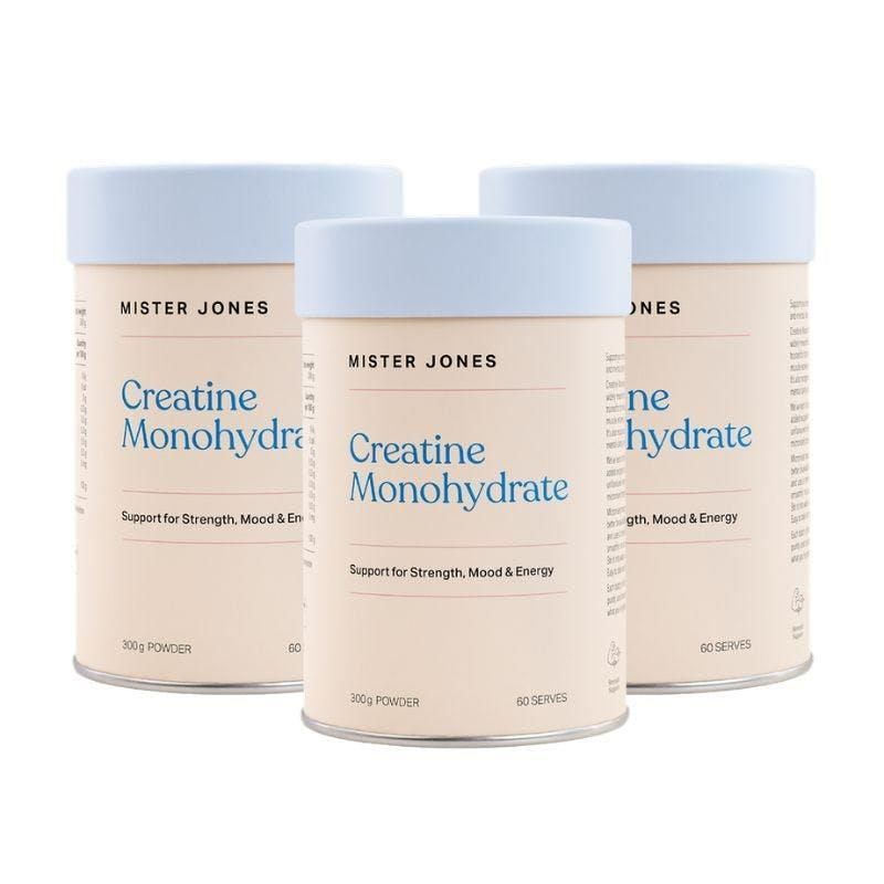 Mister Jones Creatine Monohydrate 3 Pack