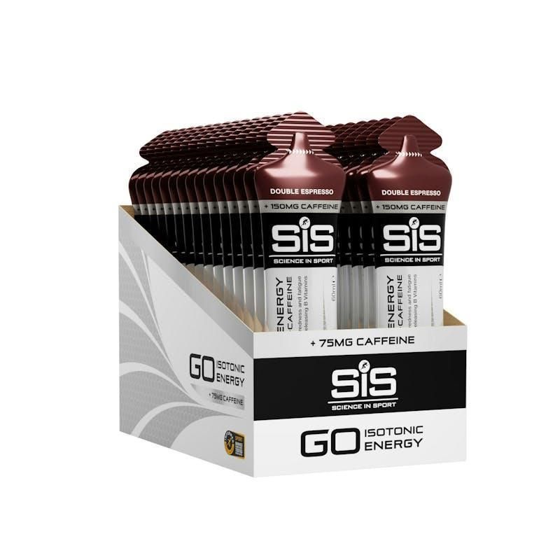 SiS GO Energy Plus Caffeine Gels 60ml 30 Pack Double Espresso
