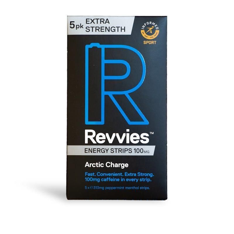 Revvies Extra Strength Arctic Charge Peppermint Menthol 100mg 10 Pack (50 strips)