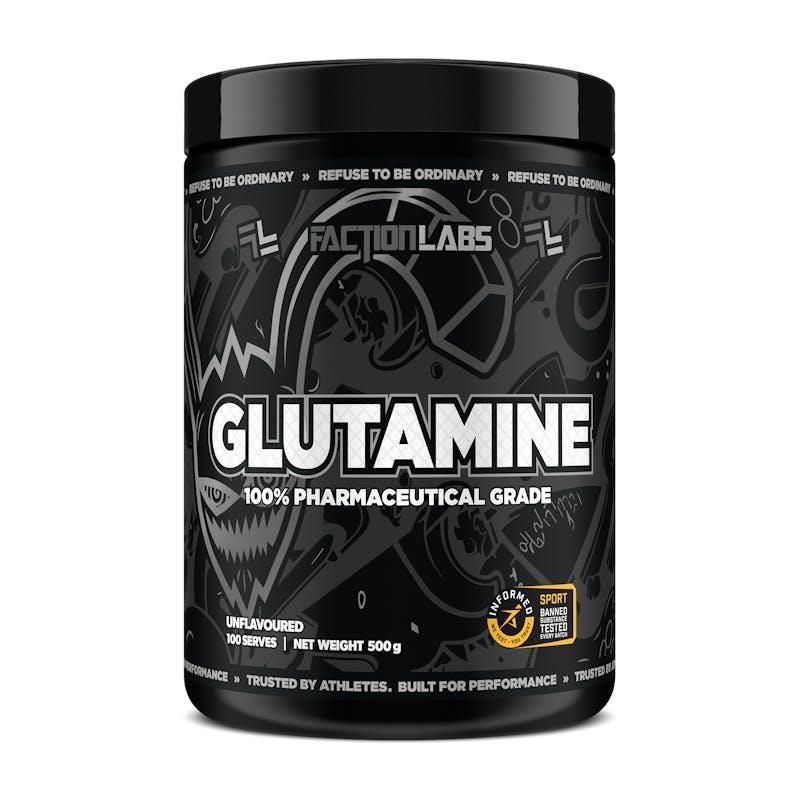 Faction Labs Glutamine - Unflavoured 100 Serves