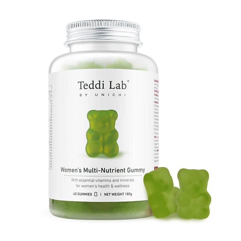 Teddi Lab by Unichi Women's Multi-Nutrient Gummy 60s- Energy Production & General Wellbeing 1Pack