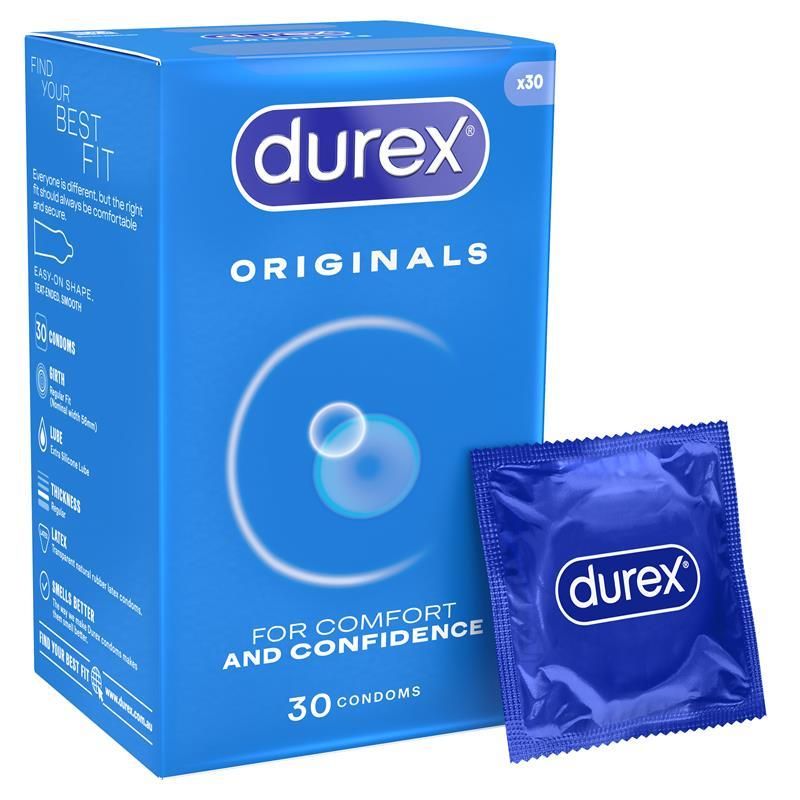 Durex Regular Condoms Original 30 Pack