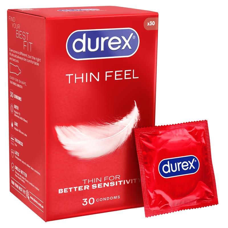 Durex Thin Feel Condoms 30 Pack