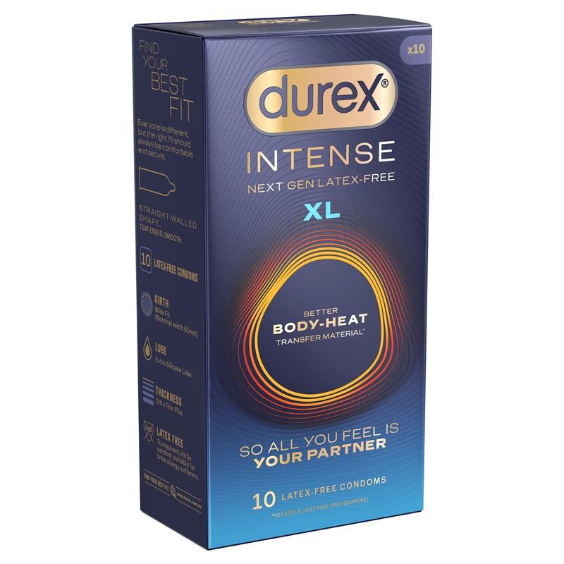 Durex Intense XL Condom 10 Pack