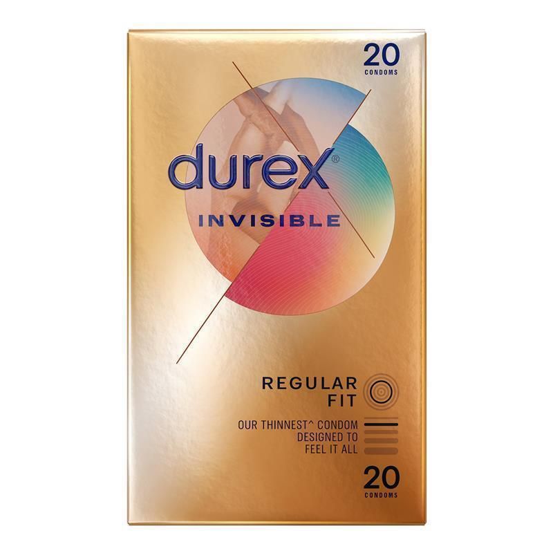 Durex Invisible Regular Condoms 20 Pack