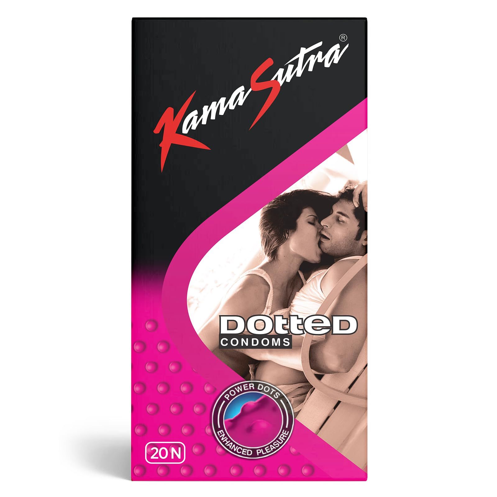 KamaSutra Dotted Condom 20 Pack