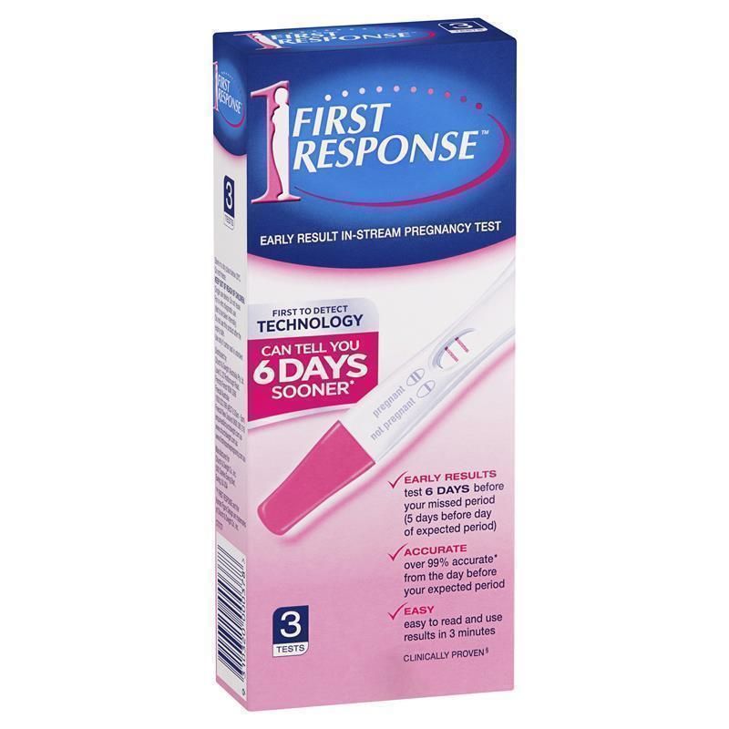 First Response Instream Pregnancy Test 3 Tests