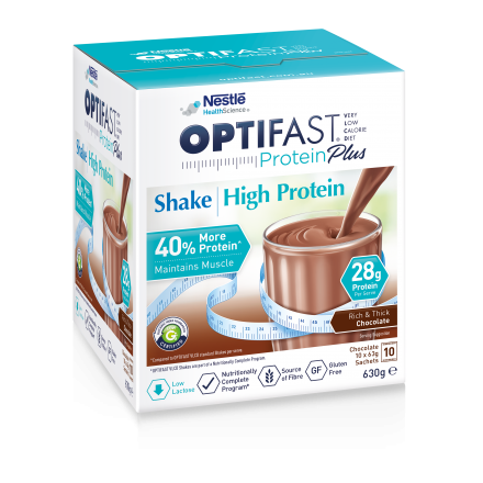 Optifast Protein Plus Shake Chocolate 63g x 10 Sachets